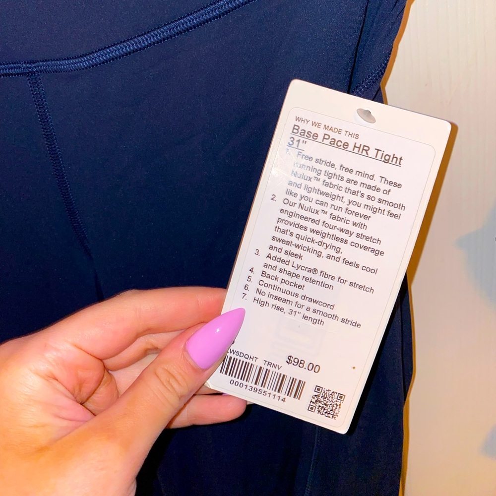 Lululemon Base Pace HR Tight Size 6